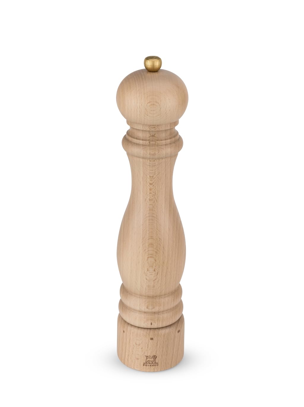 Paris u'Select 30 cm Pepper Mill - 6 Predefined Grind Settings - Made With PEFC Certified Wood - Made In France - Natural Colour