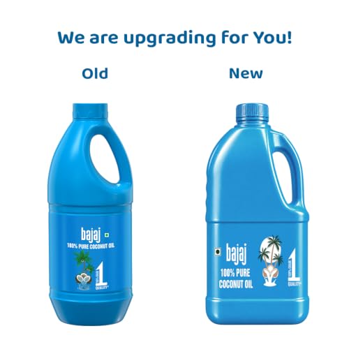 Image of Bajaj 100% Pure Coconut Oil 900ml | Made with Premium Grade 1 Quality Coconuts