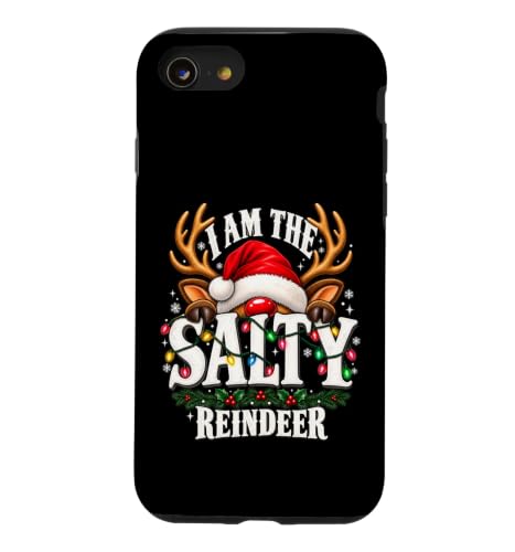 Funny Salty Reindeer Christmas Holiday Attitude �X�}�z�P�[�X iPhone SE (2020) / 7 / 8 �p