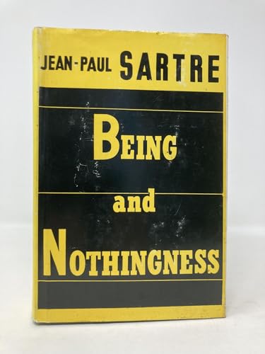 Being & Nothingness: An Essay on Phenomenologic... 0802225616 Book Cover
