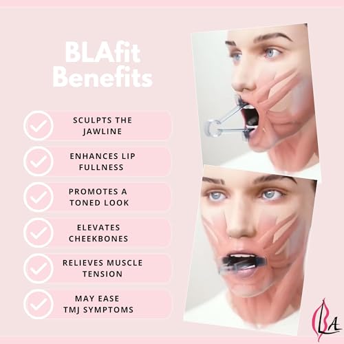 Dispositivo de exercício facial - BLAfit (Bella Lip Appliance) para pele mais firme, lábios mais vol