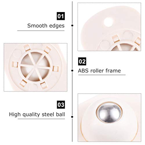 ULTECHNOVO Rodízio de Rodas Auto Adesiva Swivel Caster Roda de Substituição Universal Heavy Duty Rod