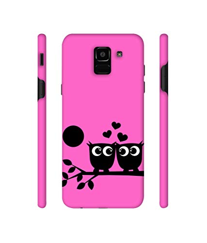Image of Amazon Brand - Solimo Designer Love Birds Vector 3D Printed Hard Back Case Mobile Cover for Samsung Galaxy J6