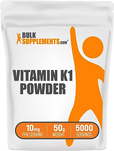 BulkSupplements.com Vitamin K1 (1%) Powder - Vitamin K1 Dogs - Vitamin K Supplements - Vitamin K1 - VIT K - Dry Vitamin K - Vitamin K Supplement (50 Grams - 1.8 oz)