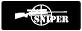 Sticker Sniper Rifle Bumper Vinyl Decal TAB Logo Truck Van DIY Scrapbook CASING Phone for Decor Laptop Notebook Helmet Decal Luggage Water Bottle Gift