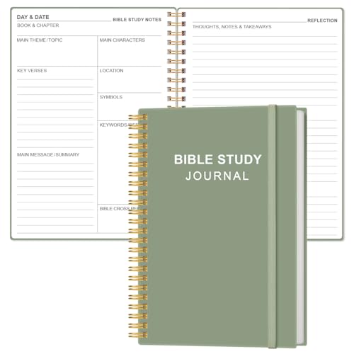 Heveboik Bible Study Journal – Church Notes Notebooks – Note Taking & Journaling Kit, 5.8