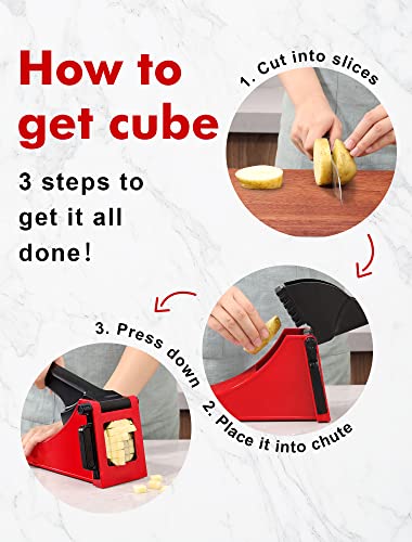 French Fry Cutter, Geedel Professional Potato Cutter For French Fries, Potato Slicer French Fry Maker For Carrot, Cucumber, Onion, Zucchini And More #TOP6