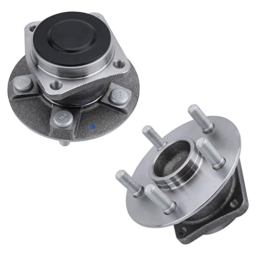 (Pair) DRIVESTAR 512218 Rear Wheel Bearing & Hub Assembly for Toyota Celica Corolla/Matrix/Pontiac Vibe 2003-2008, for Toyota Celica 2000-2005, 5 Lug (Non-ABS, FWD Only)