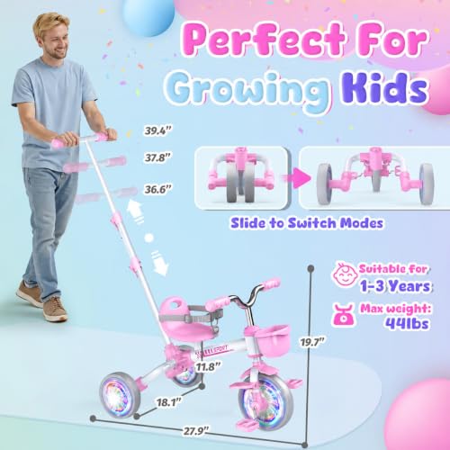 Kkdi 5-in-1 Toddler Bike