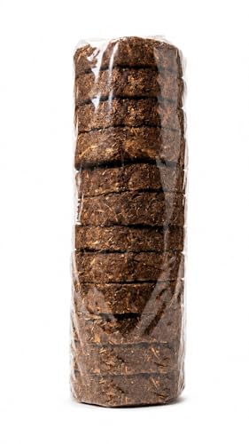 Image of Ambika Puja Ghar Pure & Original Desi Cow Dung Cake for Havan Puja Yagya | 100% Natural Organic Gobar Upla | Holy Cow Dung Cakes for Agnihotra, Homam, Religious Ceremonies (4 INCH BROWN, 12 Pieces)