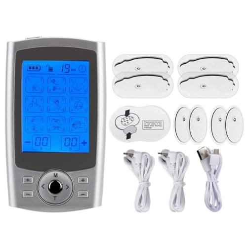DOITOOL Simulador de Regla para Hombre Máquina Masajeadora de 36 Modos, Unidad de Masaje Corporal Recargable para Espalda y Músculos en Casa