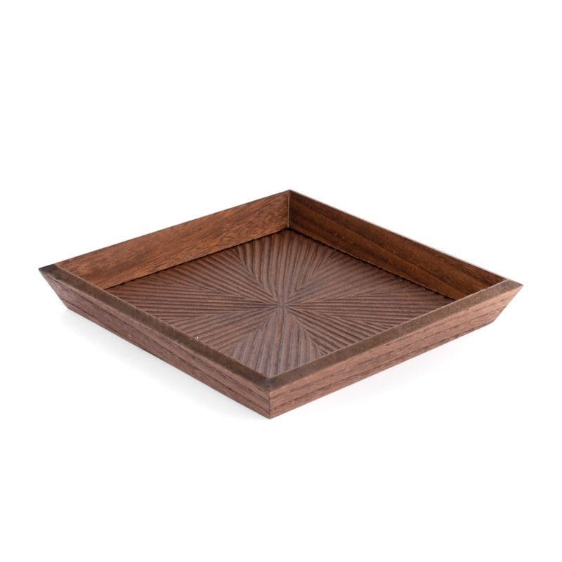 Bandeja Vaciabolsillos de Madera Marron Decape (Cuadrado)