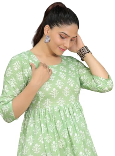 Jikonet Women's Maternity Kurti Breastfeeding A-Line Kurti