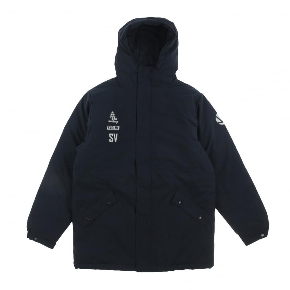 svolme 黒XL スボルメ 発熱中綿ハーフコート