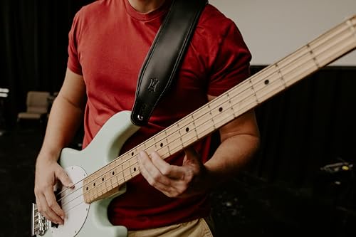 Levy'S M26PD-BLK Leathers 3 Inch Wide Amped Leather Series Guitar Strap thumb #4