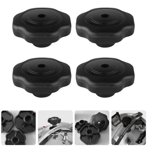 HANABASS 4 piezas perillas de tapa para olla a presión, mangos de plástico a prueba de explosión, repuestos para olla a presión, accesorio resistente para seguridad en la cocina miniatura 7
