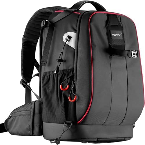 NEEWER Professional Camera Case Backpack for Nikon Canon Sony and Other DSLR Cameras and Lens,Tripod,Other Accessories,Durable Waterproof and Tear Proof Bag with Padded Dividers