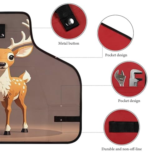 Delantal Deer para trabajo con hebilla de liberación rápida miniatura 3