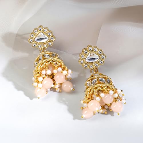 Image of Rubans Necklace Set Kundan Traditional Statement Jewellery Gift for Women & Girls