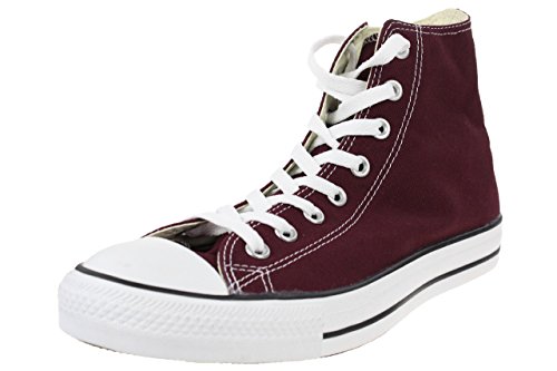 Converse men's shoes all star chuck taylor hi burgundy red fashio…