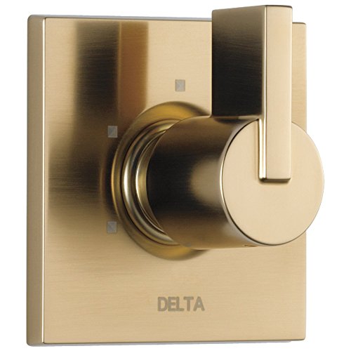 Delta Faucet Vero 3-Setting Shower Handle Diverter Trim Kit, Champagne Bronze T11853-CZ (Valve Not Included)