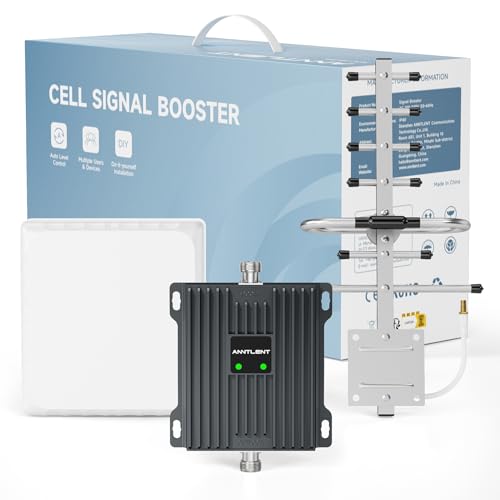 ANNTLENT Ripetitore Segnale Cellulare Amplificatore 4G 3G 2G LTE - Banda 20/7 (800/2600Mhz) Supporta TIM Wind Tre - Doppia Banda Ripetitore gsm con Antenne ad Alto Guadagno