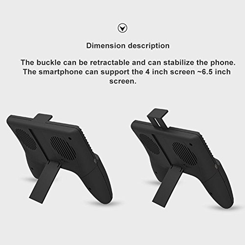 Image of Crazy-Store 4 in 1 Mobile Phone Double Cooling Fan Radiator+Gamepad +Power Bank +Mount