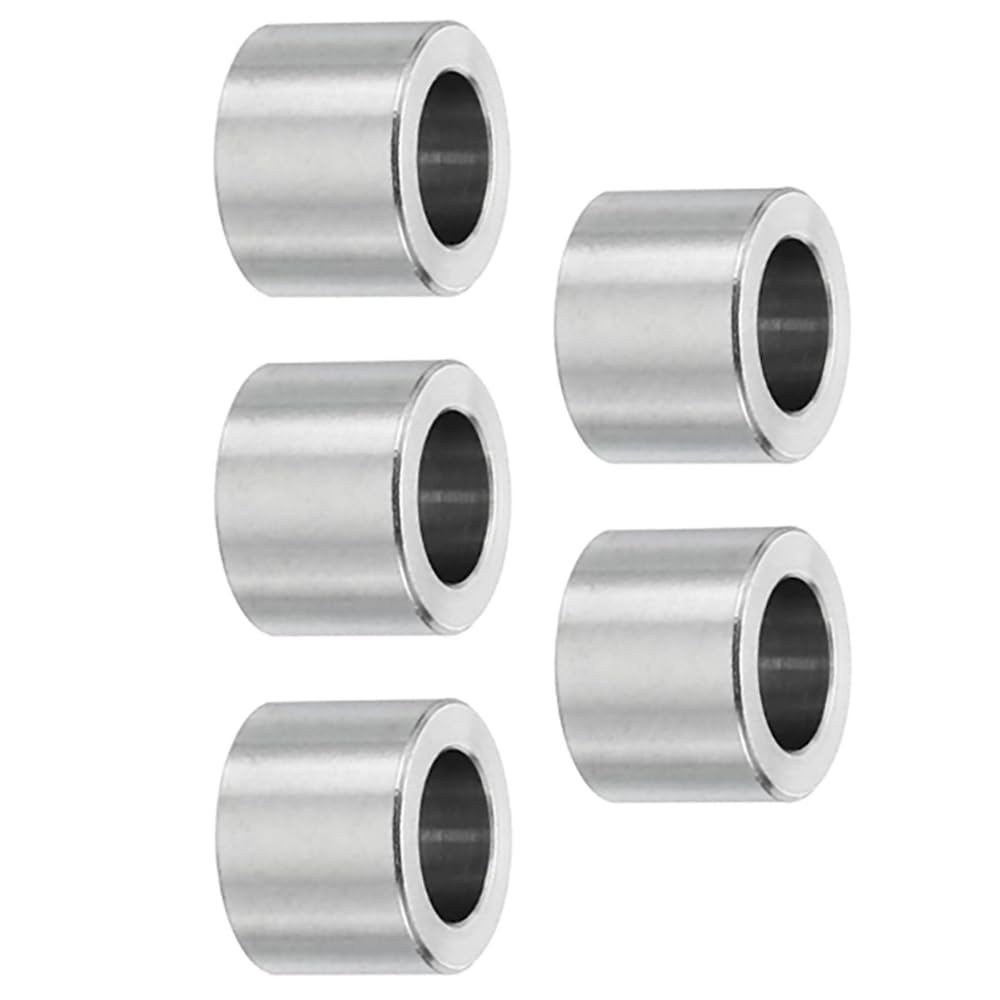 TOP-VIGOR 5Pcs M6 Aluminum Spacer, 6.2mm ID x 10mm OD x 8mm Length Metal Spacer