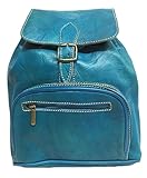 Mochila de Piel Para Mujer | Bolso Bandolera de Hombro con Varios Compartimentos | Casual y Vintage | De Piel Genuina 100% | Resistente, Suave y Duradera