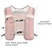 rockible Running Vest for Women Men Lightweight Waterproof Phone Pockets Backpack for Jogging Trail Riding Hiking, Pink
