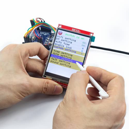 Image of Hosyond 3.2 Inches TFT LCD Touch Screen Shield Display Module 320x240 SPI Serial ILI9341 with Touch Pen Compatible with Arduino R3 /Mega2560 Development Board