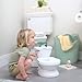 Ingenuity My Size Potty Pro in Green, Infant Potty Training Toilet, Lifelike Flushing Sound, for Ages 18 Months, Up to 50 Pounds