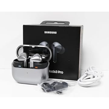 SAMSUNG Fones de ouvido Galaxy Buds 3 Pro AI True Wireless Bluetooth, cancelamento de ruído, otimização de som, intérprete em tempo real, ajuste confortável redesenhado, versão latino-americana