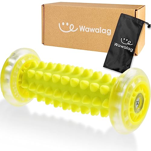 【柔道整復師が推薦】 Wawalag つぼコロくん 足裏マッサージ 足ツボ 足つぼ 足ツボマット 足つぼマット 健康グッズ プレゼント (イエロー)