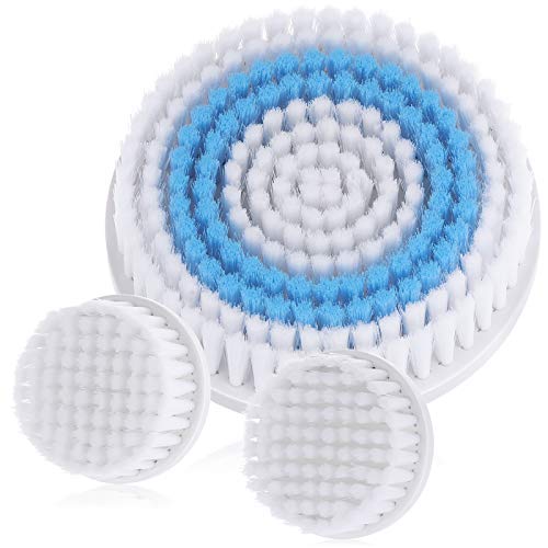 Body Facial Cleansing Brush Head Replacement 3PCS for 5 in 1 Waterproof Body Facial Brush