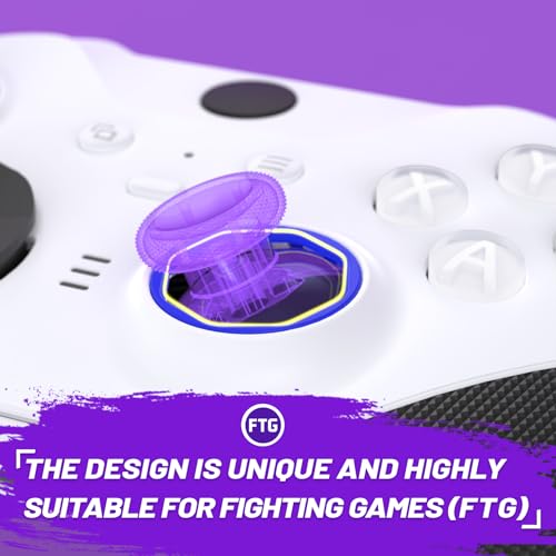 Image of Redesigned Replacement Octagonal Gated Sticks Accent Rings for Xbox Elite Series 2 Core, for Elite Series 2, for Xbox Elite, for eXtremeRate ASR Version Shell for Xbox Series X /S Controller - Blue