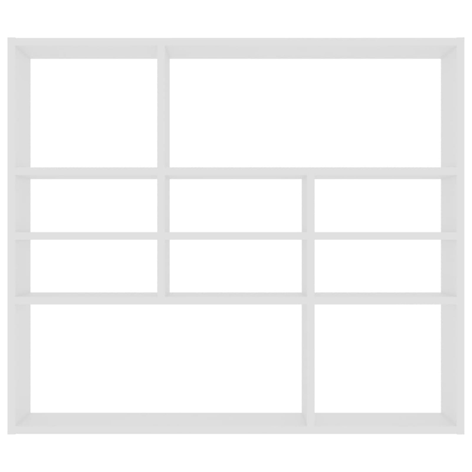 Estantería de Pared, Estanteria Pared, Estanteria Baño, Balda Pared, Baldas Flotantes, Estante Cocina, Baldas Cocina, aglomerado Blanco 90x16x78 cm