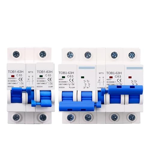 Commutateur de transfert manuel MTS disjoncteur MCB 2P 10A 50/60Hz