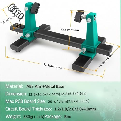 Pince à souder rotative à 360 degrés avec plaque de base stable - 3