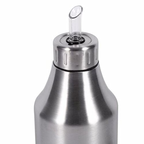 Chunyang Roestvrijstalen azijnpot olie fles lekbestendig roestvrij staal keuken koken opslag van vloeistoffen fles - 500ml - Image 5