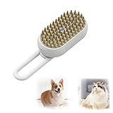 Cat Steam Brush - 4-in1 Pet Brush with Steam for Shedding Control & Deep Coat Cleaning | Gentle Grooming Tool for Cats and Small Dogs