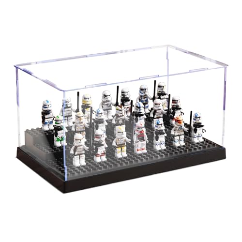 JOALGFDA Grande Caja Expositora de Minifiguras para Bloques de Fi...
