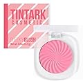 TINTARK Cheeky Blush Palette, Fard in Polvere Make up Viso, Resistente All'acqua e Al Sudore, Lunga Durata, Matte, Adatto a Diversi Gruppi Di Pelle, Talc Free, 2.7g(01)
