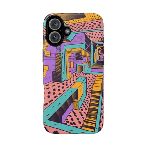 Coque rigide mate iPhone 16 Plus perspective rose haute finition