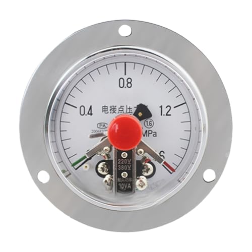 Manomètre de contact électrique à assistance magnétique anti-vibration