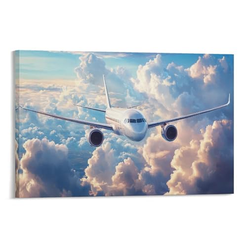 Avion canvas wall art customised photo sur toile de chambre 50x75