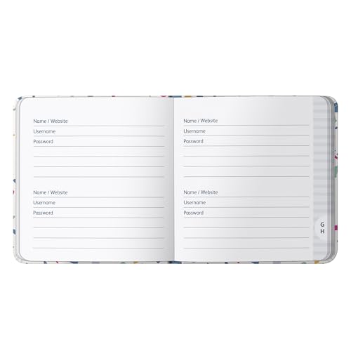 Busy B Password Book, Terrazzo Cover, All your Internet Passwords in One Place, Store a Maximum of 186 Internet Login Details - Image 4