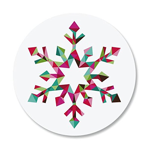Snowflake Season Christmas Envelope Seals -Set of 72