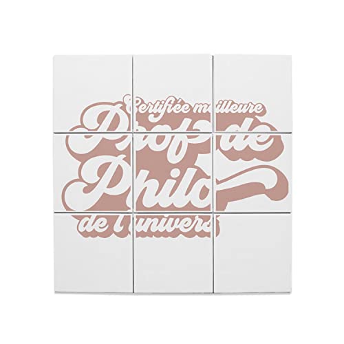 Carreaux Céramique Décoratif Philo pour embellir un mur de classe triste et vide