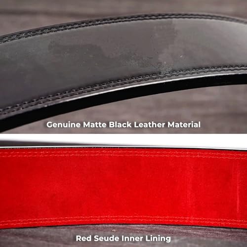 Image of Weight Lifting Lever Belt -Power Lifting Belt for Men & Women for Lower Back Support, Multipurpose Gym Workouts Deadlifts Squats Powerlifting - 4 Inch Wide (Small(26-34 Inch))